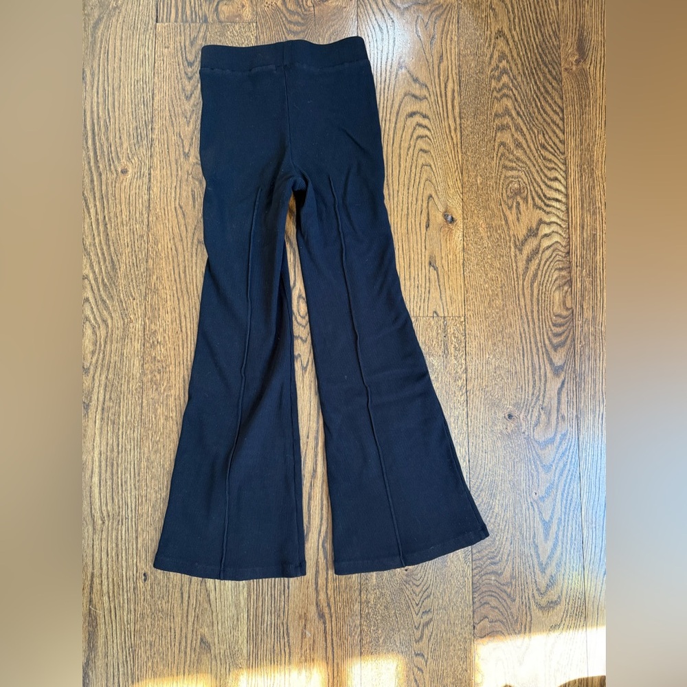 DONNI rib kick flare pants